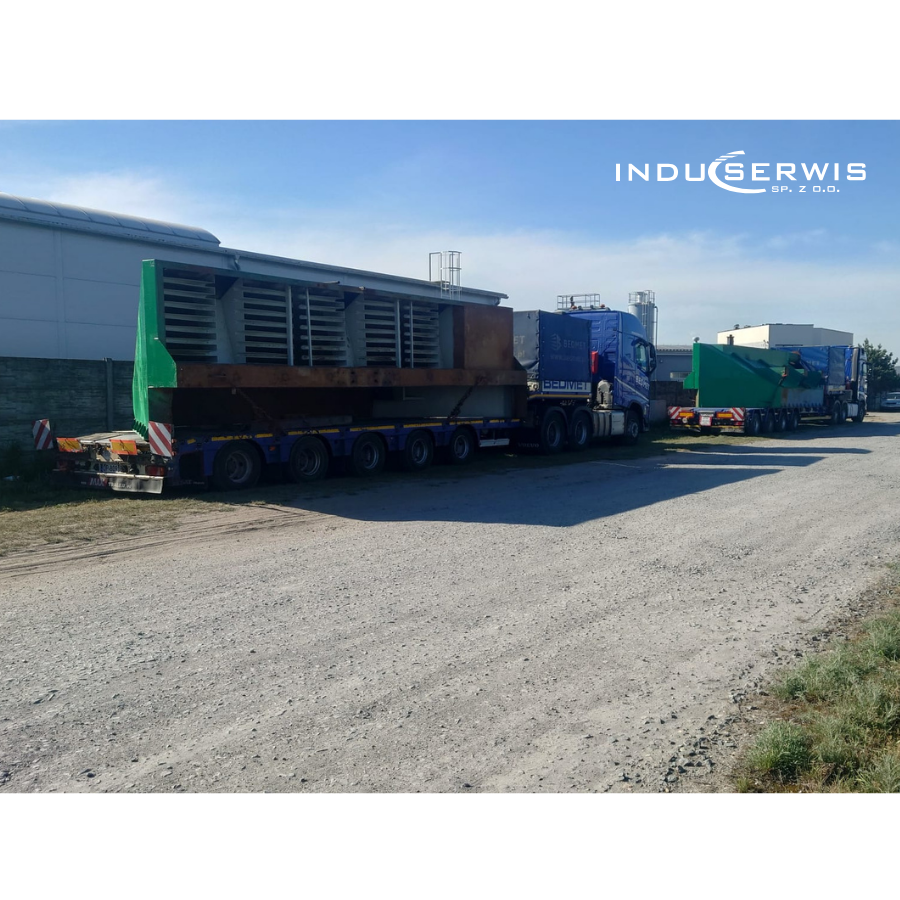 Transport wielkogabarytowy - odwadniacz